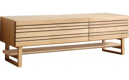 【開梱・設置】エルドラ　テレビボードH脚　150cm　ナチュラル　AL251