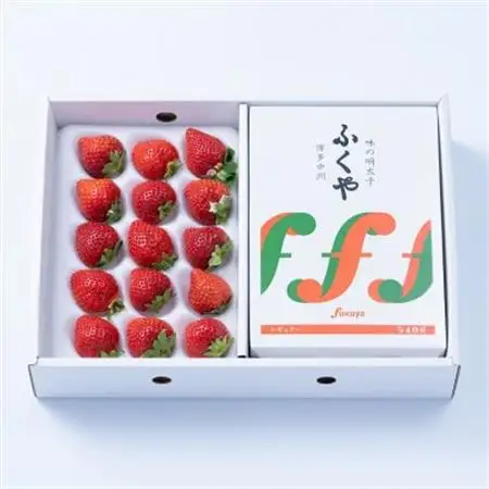 【12月上旬より順次発送】福岡産あまおう12-15粒＆ふくや味の明太子(贈)(大牟田市)_果物・フルーツ いちご  イチゴ 苺  魚介・海産物 明太子  めんたいこ_【配送不可地域：離島・北海道・沖縄県】【1226687】