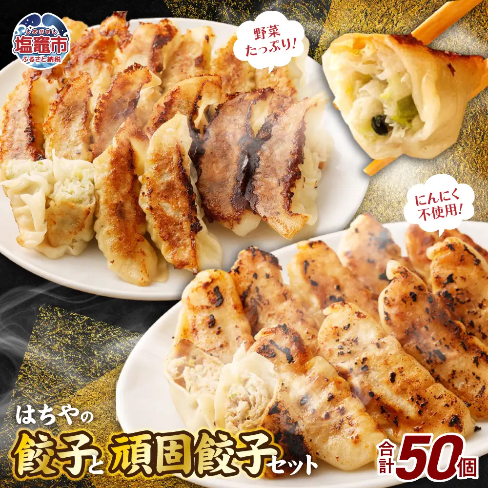 餃子 はちやの餃子と頑固餃子セット　【04203-0193】