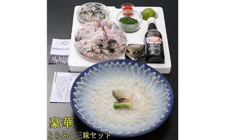 【指定日必須】【ギフト用】豪華 とらふぐ三昧セット (刺身・鍋4～5人前)