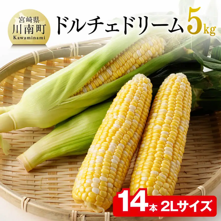 【令和8年発送】宮崎県産とうもろこし朝どれ！守部さんちのドルチェドリーム (2L)5kg スイートコーン