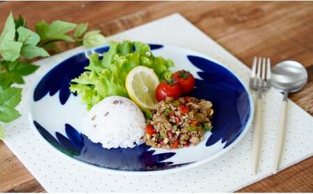 伯父山 菊の馨 26cm丸プレート 有田焼 皿 食器 A24-33