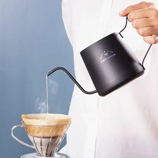 極細3.4mmノズル ドリップポット 350ml 1~2人用 コーヒーセット ステンレスポット キッチンツール