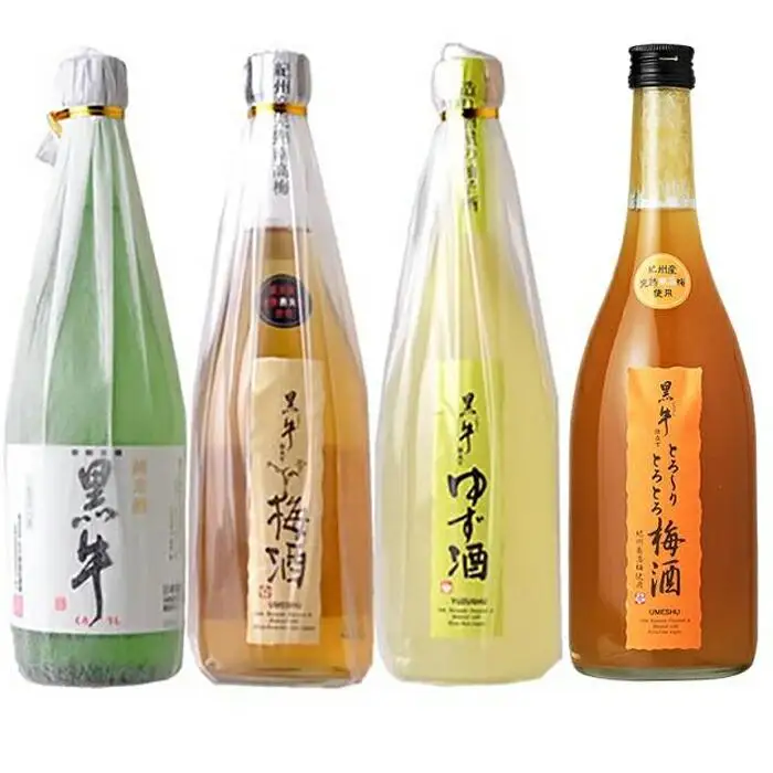 黒牛720ml6本セット (純米酒2本／梅酒2本／ゆず酒／とろーり梅酒）名手酒造（E006）