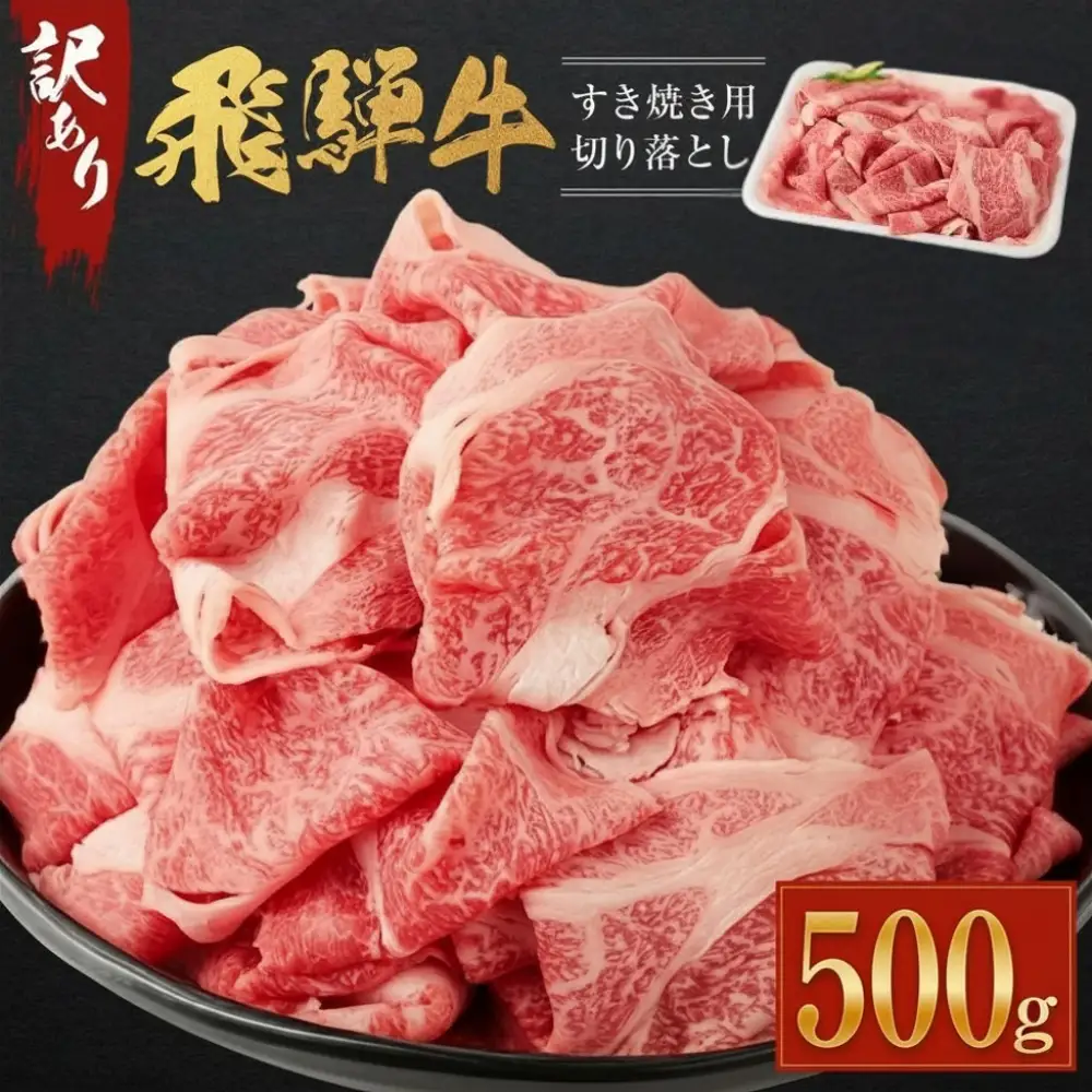 訳あり 飛騨牛切り落とし 500g |  牛肉 牛肉 BV032