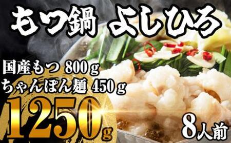 もつ鍋 よしひろ 8人前 ちゃんぽん麺 セット | もつ鍋
