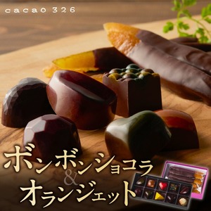 ボンボンショコラ10ヶ入とオランジェットのセット_ボンボンショコラ 10ヶ入 オランジェット セット チョコレート 厳選 素材 10種類 能古島産 ニューサマーオレンジ ガナッシュ いちご ワイン ライム 八女茶 スパイス ナッツ チャイ ハチミツ コーヒー 柑橘 お菓子 お取り寄せ 福岡県 久留米市 送料無料 〔Dw019〕