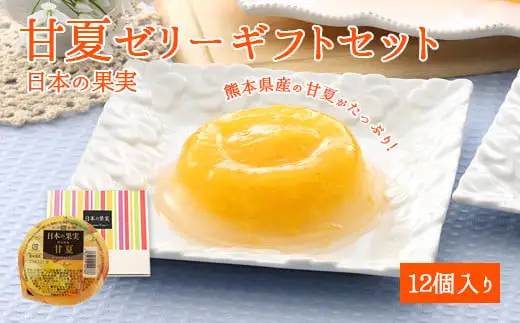 甘夏ゼリー12個ギフトセット 007-002