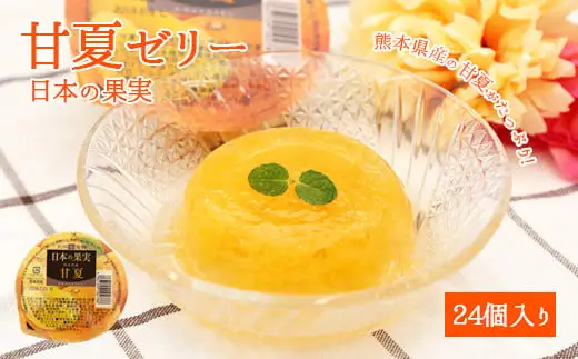 甘夏ゼリー24個セット 007-003