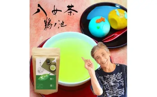 自社製造の深蒸しの八女茶！茶ごころ100g入り　008-003