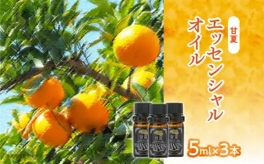 甘夏エッセンシャルオイル（3本セット）　016-011