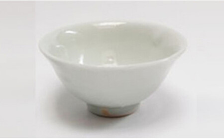 【十四代李参平作】 初期伊万里うつし 生掛けぐい呑しろ A40-154