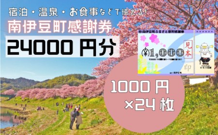 南伊豆町ふるさと寄附感謝券24枚　【 宿泊 】