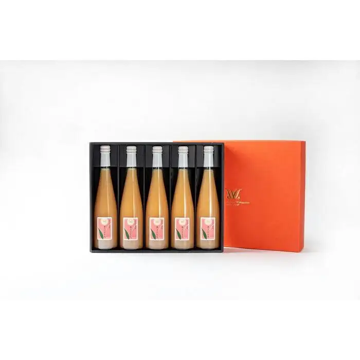 あら川の桃 60％ 果汁入り ドリンク 500ml ×5本 入り ギフトセット【mao14】