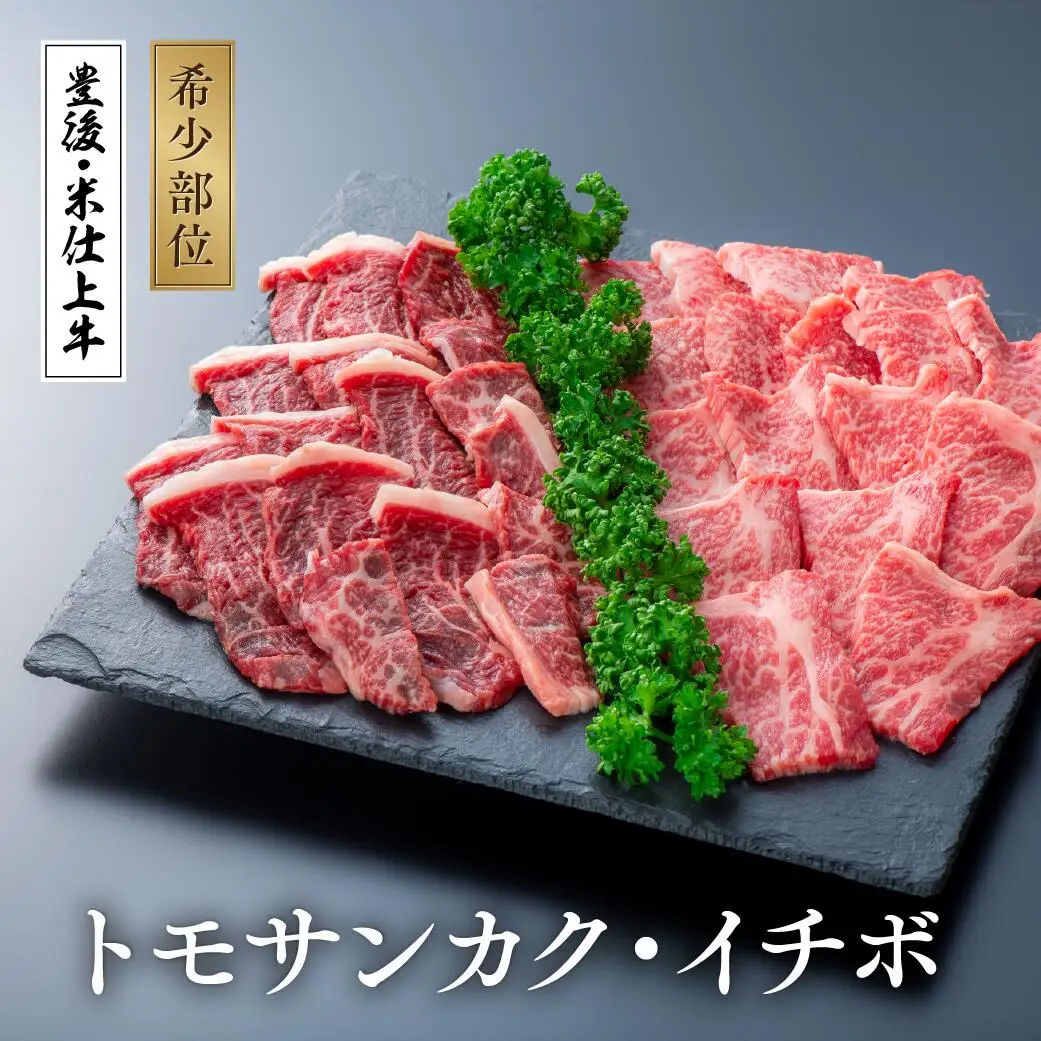 豊後・米仕上牛トモサンカクとイチボの希少部位焼肉セット(500g) | 豊後高田市 焼肉