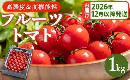 トマト フルーツトマト 1kg 高糖度〈2026年12月より順次発送〉 kr-0083
