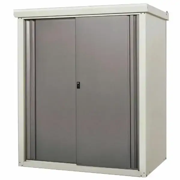 ファミリー物置 ダシーレ 1215（チタングレー） 倉庫 組立式 便利 [グリーンライフ]