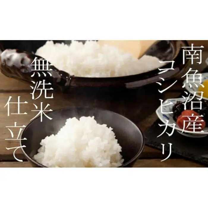 【令和7年産】【定期配送6Kg×全3回】吟精 無洗米 南魚沼産コシヒカリ