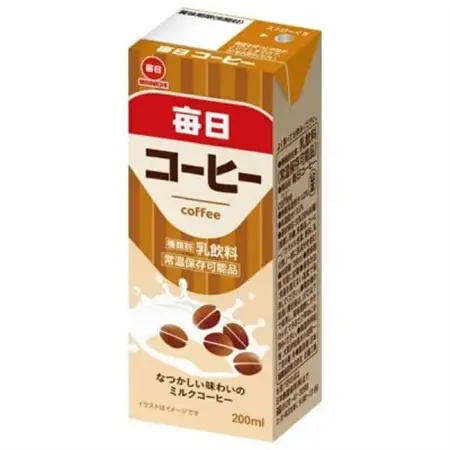 毎日牛乳 毎日コーヒー 200ml紙パック×48本入【1282181】