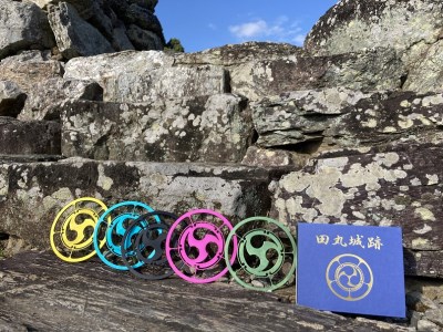 【続日本の100名城 田丸城 御城印】 オリジナルコースター 1枚 [お城 三重県]