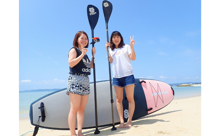 【ハレタオーシャンサポート】初めてのSUPにチャレンジ【SUP体験コース】2名様