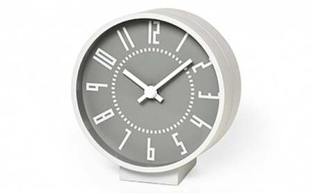 eki clock s / グレー（TIL19-08 GY）Lemnos レムノス 時計 装飾品 民芸品 工芸品 伝統技術 インテリア  FAD-0792