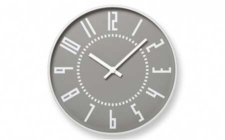 eki clock / グレー（TIL16-01 GY）Lemnos レムノス 時計 装飾品 民芸品 工芸品 伝統技術 インテリア  FAD-0793