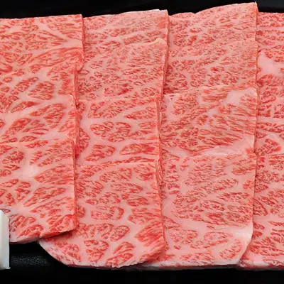 No.1558福島牛霜降りカルビ焼肉用　600g