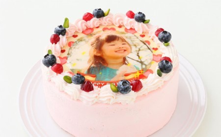 写真ケーキ5号サイズ 引換券 チケット 