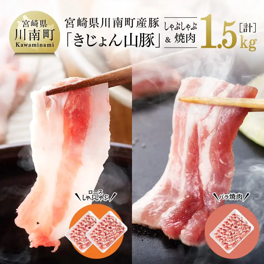 山豚ロースしゃぶ・バラ焼肉セット 豚肉