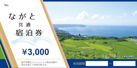 (100002)ながと共通宿泊券3,000円分10枚