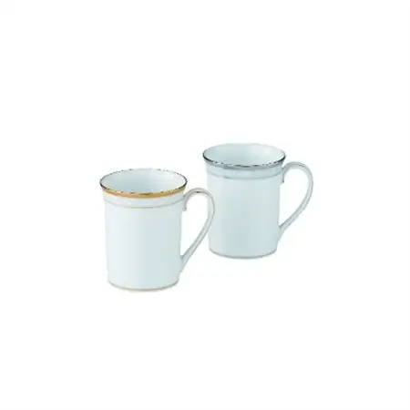 ノリタケ【ハンプシャーゴールド＆プラチナ】マグペアセット(色変り)【1234846】