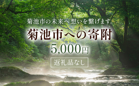 菊池市への寄附(返礼品はありません) 熊本県 菊池市 返礼品なし 5,000円