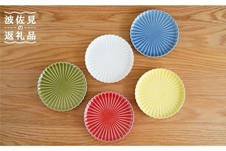 【波佐見焼】花しのぎ 新和皿揃 小皿 5枚 食器 皿 【団陶器】 [PB61] 波佐見焼