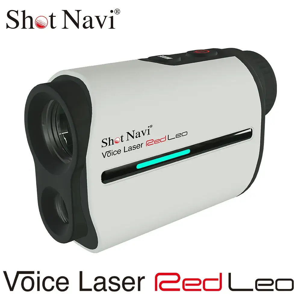 Shot Navi Voice Laser Red Leo（ショットナビ ボイスレーザーレッドレオ）＜カラー：ホワイト＞　【11218-0399】