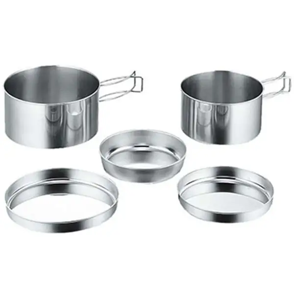 [CAPTAIN STAG] キャンピング食器5点セット （キャプテンスタッグ） 防災 防災グッズ 防災用品 【011P032】