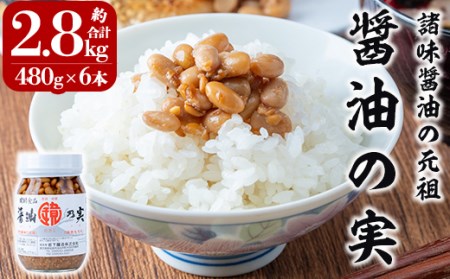 a757 醤油の実(約2.8kg・480g×6本)【岩下醸造】