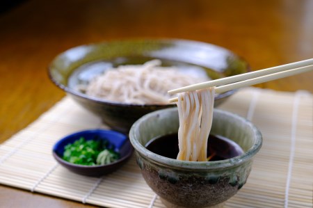 冷凍十割茹で蕎麦(ざるそば3食分、かけそば3食分)セット