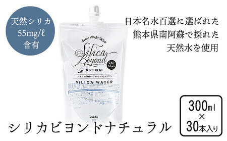 シリカビヨンドナチュラル300ml×30本入 ルーシッド株式会社 《90日以内に出荷予定(土日祝除く)》 熊本県南阿蘇村 天然水