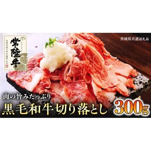 【和牛】常陸牛 厳選 切り落とし 肉 300g( 茨城県共通返礼品 )