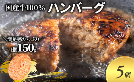 ハンバーグ 150g 5個 セット 国産 牛壱 国産牛100％ 冷凍 惣菜 おかず 真空パック 煮込みハンバーグ お肉 肉 牛肉 牛 淡路島 たまねぎ 手作り ギフト 贈り物 プレゼント 大阪 柏原市 大阪府柏原市 