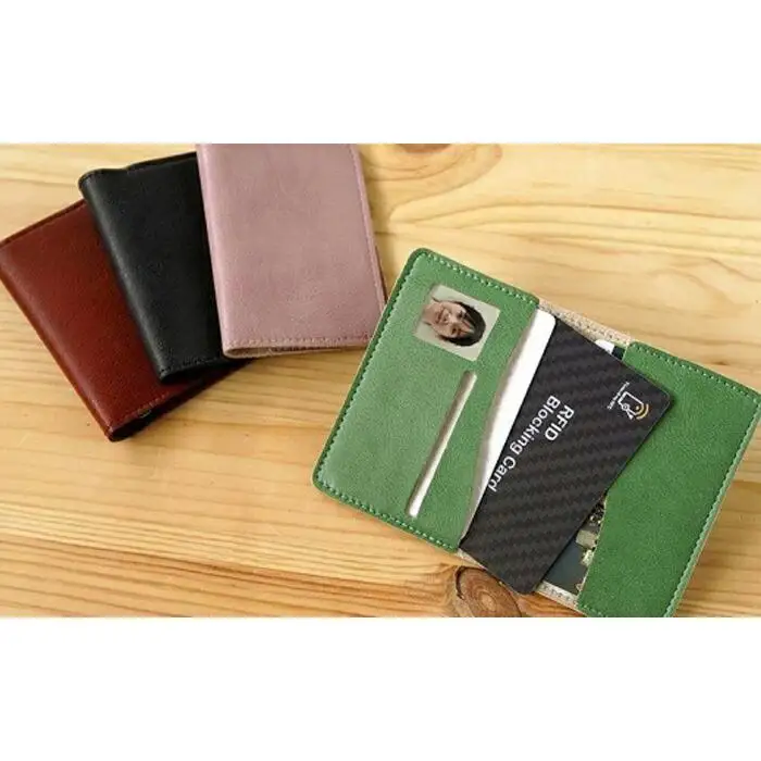 【職人手作り】マイナンバーカードケース　スキミング防止カード付きMYNOC（ダークレッド）