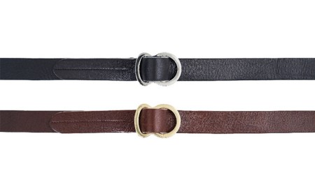 ベルト 二宮五郎商店 「あな」がないベルト 革 牛革 革製品 皮革製品 ファッション 小物 ビジネス スーツ カジュアル  ダークブラウン