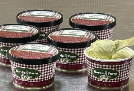 【ピスタチオ】ノルディックファーム・アイスクリーム ( ふるさと納税 アイスクリーム ピスタチオ 濃厚 スイーツ デザート 北海道 遠軽町 ノルディックファーム ) en01-00083