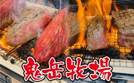 【日時指定必須】五島牛 あぶり焼き 赤身 モモ カタ 600g 国産牛 牛肉 ブランド牛 セット （ソース付） 五島市/鬼岳牧場[PEK016] 