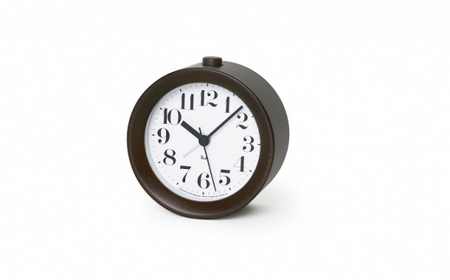 RIKI アラームクロック / ブラウン（WR09-15 BW）レムノス Lemnos 時計 工芸品 装飾品 インテリア  FAD-0823