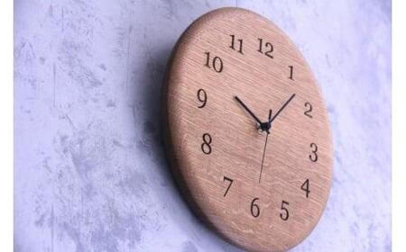 シズクルエッジクロック OAK時計 掛け時計 飛騨の家具 飛騨家具 木馬舎 AY002