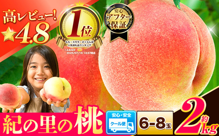 桃 紀の里の 桃 約2kg