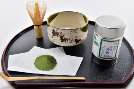 初めてのお抹茶セット〈宇治抹茶 抹茶 お茶 茶 緑茶 粉末 セット 初心者向け 茶道〉 飲料類 