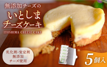 無添加 チーズ のいとしまチーズケーキ【 5個 セット】[ATA002]